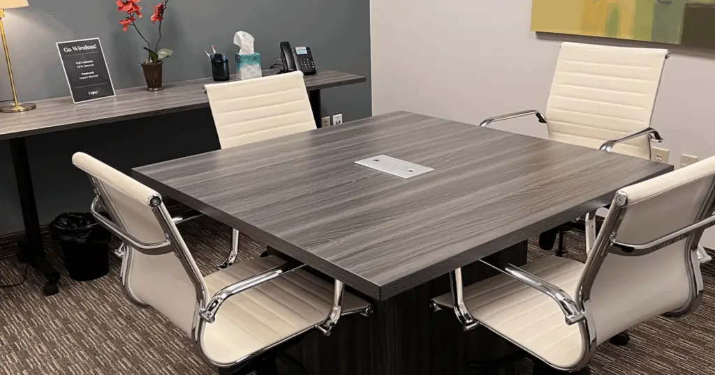 North Dallas meeting room at Strive Workspaces featuring private conference space for small team meetings.