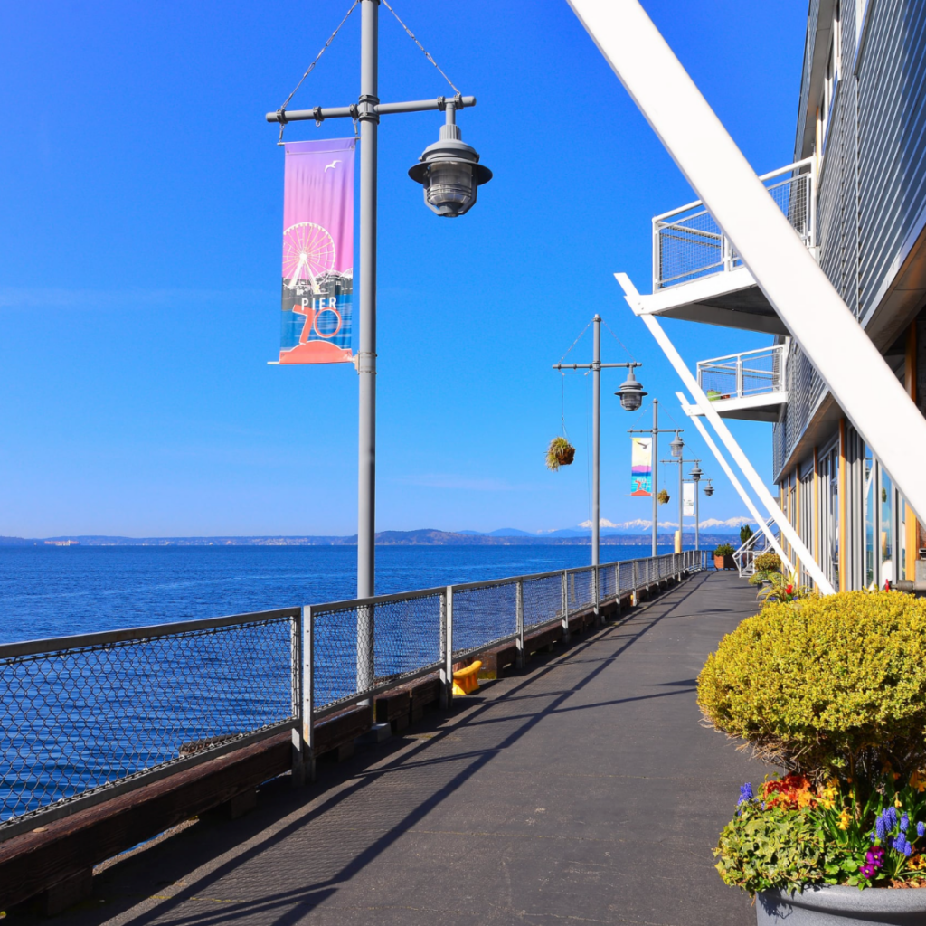 view from coworking space in Seattle WA