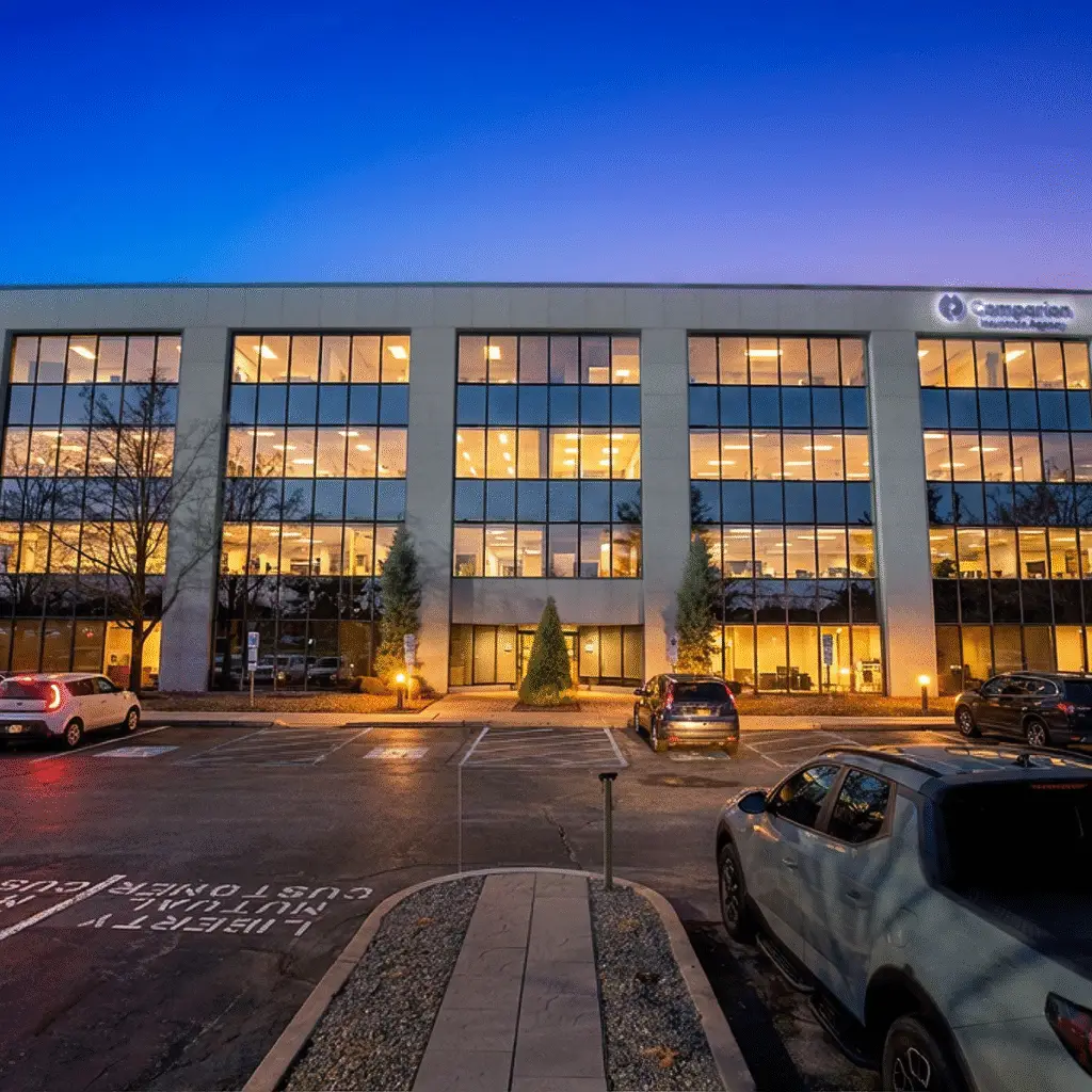 strive marlton exterior at night