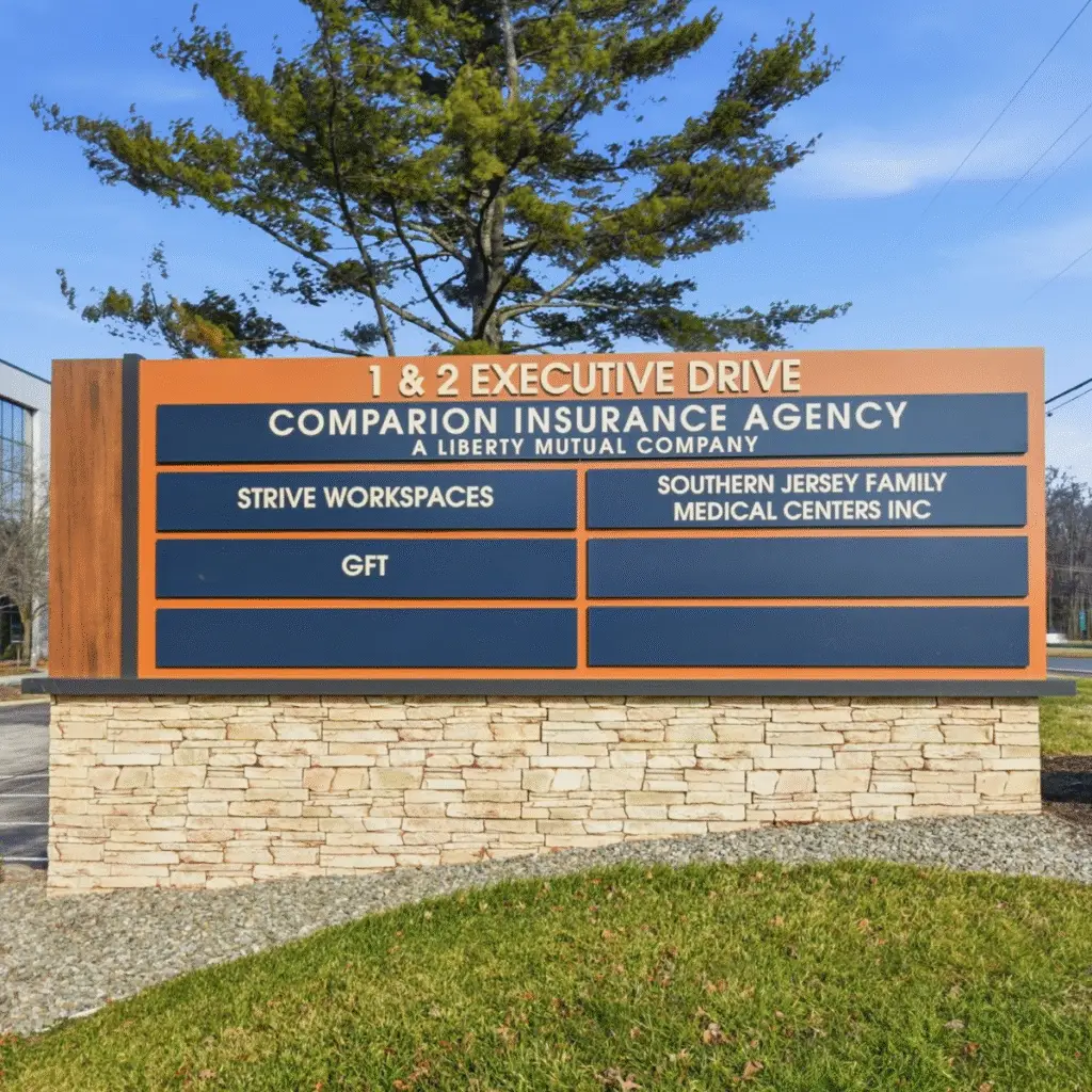 strive marlton coworking sign